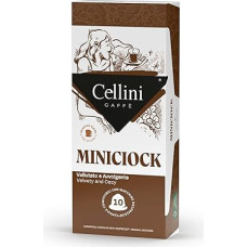 Caffè Cellini Miniciok Nespresso* suderinamos kapsulės - 100 vnt. | Kreminiam, sodraus skonio šokolado gėrimui | Pagaminta Italijoje 100 vnt.