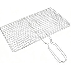 Grillkorb,Tragbarer Rost mit Griff,Rostfreier Fischkorb Zum Grillen - Geschenk für Männer Väter Ehemänner Geburtstag Outdoor Grillen BBQ Fleisch Fisch