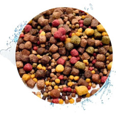 Warnicks Animal Food Service Koi maistas 3-6 mm Specialus maistas 5 Variety Mix 10 litrų