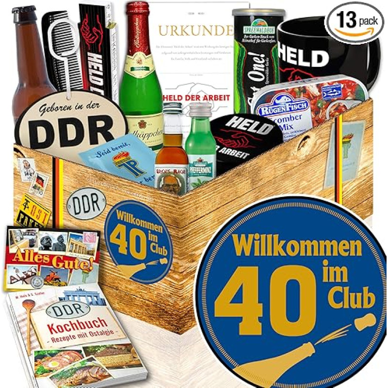 Wilkommen im Club 40 / Dovanos 40-ajam gimtadieniui/DDR Vyrų dėžutė DDR