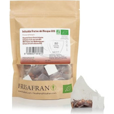 FRISAFRAN - Infusion Fruits of Organic Forest in Pyramids | Relaxing | Rich in Vitamins - 30Uds