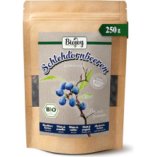 Biojoy Ekologiškos šaltalankių uogos (250 g), džiovintos ir sveikos, šaltalankių arbata (Prunus spinosa)