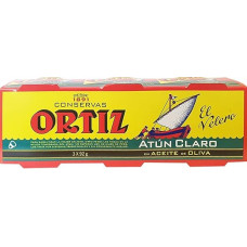 Light Tuna in Olive Oil Pack of 3 Units of 92g Ortiz - Lot 3 Packs