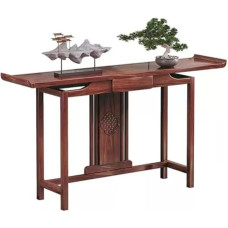 Prieškambario stalas su stalčiais, kiniško stiliaus medžio masyvo stalas su nuožulnios galvos dizainu, dekoratyviniai stalai su atlošu prieškambaryje, miegamajame, gyvenamajame kambaryje