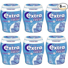 EXTRA Professional Fresh Tin Strong Mint 6 x 50 dražė (6 skardinės) Kramtomoji guma I Dantų priežiūra I Be cukraus I Gaivus kvapas - kvapo gaiviklis