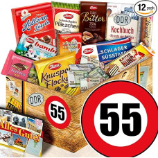 55-ojo gimtadienio dovana + DDR paketas Šokoladas + 55-asis gimtadienis
