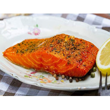 Klaassen Stremel Salmon Lemon Pepper, Salmon Smoked Over Beech Smoke, Lemon Pepper, 250 g