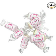 Varsany Personalizuotas kūdikio dušas Širdelės saldainiai Šalis Favor Krikštynos Žaidimas Mergaitė - lankas, Mergaitės - lankas