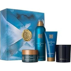 RITUALS Gift Box The Ritual of Hammam, M - Gift Set of 4 Body Care Products with Eucalyptus and Rosemary | Rich and Refreshing, Blue