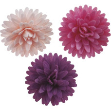 dekora - Bobble Cake Decoration Edible | 12 valgomų gėlių vafliniams tortams - 4,5 cm, 126149, įvairiaspalvė