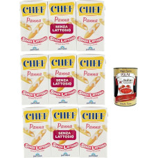 Parmalat Chef Panna Senza Lattosio, be laktozės, be glitimo, 3 x (3 x 125 ml), padažas maistui + itališkas gurmaniškas Polpa 400 g