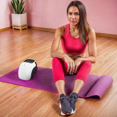 GLOBAL RELAX Vitalzen Kelio masažuoklis, infraraudonųjų spindulių lazerinis šildytuvas, vibruojantis kelias, LED jutiklinis ekranas