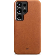 WIIUKA Case for Samsung Galaxy S26 Ultra, Leather from Germany, 360° Protection, Leather Extra Thin, Premium Mobile Phone Case, Qi, for Samsung S26 Ultra, skiin More Cognac