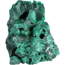 mookaitedecor Natūralus malachito akmuo Neapdorotas akmuo, skirtas gydomajam akmeniui meditacijai, dekoratyvinis brangakmenis Druzy Green Minerals Stones Real Crystal for Feng Shui Decor, 301 g - 400 g