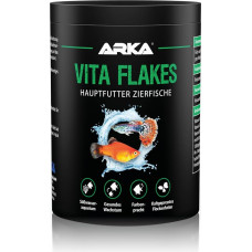 ARKA Vita Flakes 250 ml dribsnių maistas dekoratyvinėms žuvims - aukštos kokybės šalto spaudimo visavertis maistas gėlavandeniams akvariumams - palaiko spalvingumą, gyvybingumą ir augimą - be spirulinos