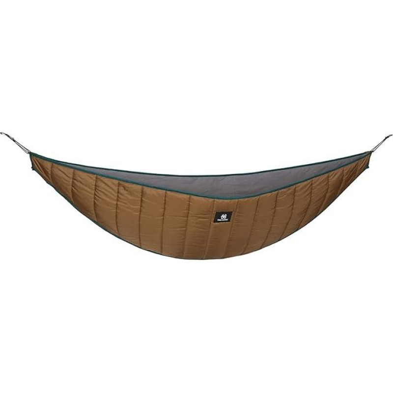 OneTigris Hideout Hammock Underquilt Miegojimo kilimėliai hamakams Underblanket Šilumos apsauga Ultralengva lauko žygiams ir stovyklavimui 280 x 120 cm Coyote Brown