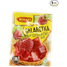 Winiary Galaretka o Smaku Truskawkowym Braškių želė mišinys (5 vnt.)