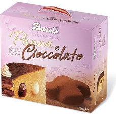Bauli La Colomba Panna e Cioccolato Velykų pyragas su plakta grietinėle ir šokoladiniu kremu 750 g Itališkų tradicijų kepinys