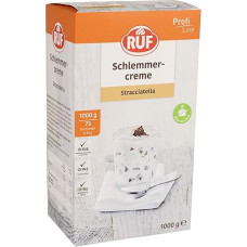 RUF Stracciatella Gourmet Cream Without Cooking, Bulk Pack Dessert Powder for a Loose Fluffy Cream Dessert with Rasp Chocolate, Gluten-Free 1 x 1000 g