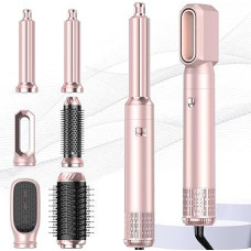 Hair Styler Pro Air Styler 6 in 1 Hair Styler 1000 W Round Brush Hair Dryer, Warm Air Brush, Hair Dryer Brush, Hair Dryer, Air Curler, Straightening Brush, Hairstyler Airstyler Hair Styling Devices