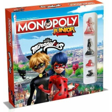 Winning Moves Monopoly Junior Miraculous prancūzų kalba - Stalo žaidimas 5+ - Stalo žaidimas 2-6 žaidėjams - Stalo žaidimai šeimai prancūzų kalba