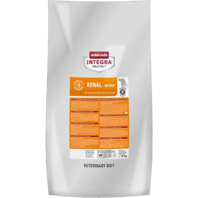 animonda INTEGRA PROTECT Renal šunų ėdalas (1 x 10 kg), rekomenduojamas veterinarijos gydytojų esant inkstų nepakankamumui, aukštos kokybės visavertis dietinis ėdalas šunims, sergantiems inkstų ligomis