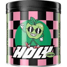 HOLY Iced Tea Apple x Green Tea, 50 porcijų su antioksidantais ir supermaistu, ledinė arbata be cukraus, su atsipalaidavimo formule, veganiška, 100 % natūralių vaisių skonių