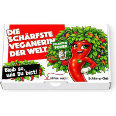Schlump-Chili The sharpest vegan in the world - a fun and original meatless gift for veggy and vegetarian women. A cool gift without animal products.