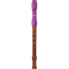 HOHNER Alegra Line Recorder, Pink, German, Two-Piece