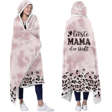 Best Mum Gifts, Hug Blanket with Sleeves - Gift for Mum, Gift for Mother's Day, Birthday, Christmas, Valentine's Day, Easter