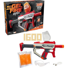 Nerf Pro Gelfire Mythic Blaster 1600 Gelfire Round Hopper Rechargeable Battery Glasses
