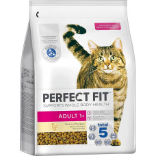 PERFECT FIT kačių krepšys Adult 1+ su vištiena 1 x 2,8 kg