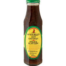 Mrs H.S.Ball's Chutney (stiklinė) 470 g (Karštas, 16 oz (1 x 1))