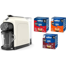 Lavazza, A Modo Mio Deséa White Cream Kavos aparatas su 88 kapsulėmis Crema and Flavour Assorted, Espresso 1500 W, 220-240 V, 50/60 Hz, maks. talpa. 10 kapsulių ir 1,1 litro vandens