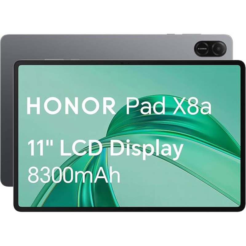 HONOR Pad X8a 11 colių WiFi planšetinis kompiuteris 64 GB atminties 8300 mAh baterija Keturių garsiakalbių plonas metalinis dizainas 