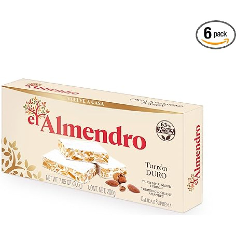 El Almendro Turron Turron (Turron Duro) 200g