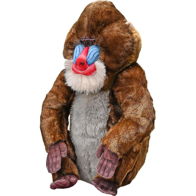 WILD REPUBLIC menininkų kolekcija Mandrilas Dovana vaikams 38 cm pliušinis žaislas, pagamintas iš perdirbtų vandens butelių