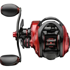 Baitcasting-Angelrolle, 8 kg maksimale Zugkraft, ultraleichtes Design for Barsch- und Hecht-Angelgeräte