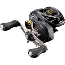 Baitcasting-Angelrolle mit Flacher Spule for Bach- und Kleinköderangeln