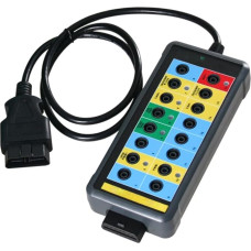 OBDII Protokolltester mit LED-Anzeigen und 16-poliger Schnittstelle für Fahrzeug-Stromsystem-Diagnose, unterstützt den Anschluss an Multimeter oder Oszilloskope zur Signalmessung und Analyse