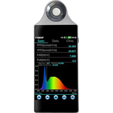 Šviesos spektrometras PPFD PAR CCT CRI matuoklis, 380-780 nm šviesos analizatorius su kompiuterio programine įranga ir 