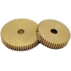 Variklio krumpliaračiai, krumpliaračiai, variklio krumpliaračiai, 10 vienetų mažų krumpliaračių 0.2 modulis 30-50 dantų vario krumpliaračiai 0.98/1.78/1.98/2.02 mm skylės skersmuo cilindrinės pavaros 1.2 mm storio ( spalva: 0.2M, dydis: 30T * 6.4 * 0.98 *