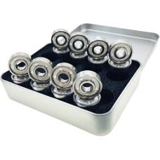627RS Zweireihiges Skate-Lager, Hochgeschwindwindigkeits-Keramikkugel, 5 Perlen, 7 x 22 x 7 mm, zweireihiges Radlager