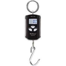 Kranwaage, Mikro-Kranwaage, tragbare elektronische Waage, 200 kg/100 g, mit Hakenwaage for Industrie, Landwirtschaft, Familie(Silver)