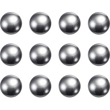 QUARKZMAN tikslieji 14 mm skersmens 304 nerūdijančio plieno rutuliukai guoliams, skirti guoliams, pakuotė po 12 vnt.