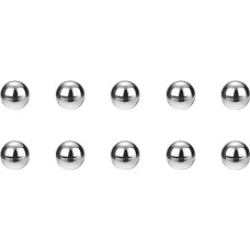QUARKZMAN tikslieji rutuliukai, 10 mm skersmens, G200, 304 nerūdijančio plieno guolių rutuliukai, skirti rutuliniams guoliams, mašinų inžinerijos, automobilių pramonės ir 
