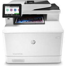HP Color LaserJet Pro M479fdw Multifunction Colour Laser Printer (Printer, Scanner, Copier, Fax, Wi-Fi, LAN, AirPrint), 27 ppm, White