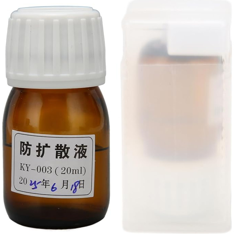 Uhrenreparatur-Diffusionsöl, Hochleistungs-Uhrenöl zur Verhinderung der Ausbreitung von Schmierstoffen, 20 ml synthetisches Öl für mechanische Quarzuhren, Kameraobjektive und