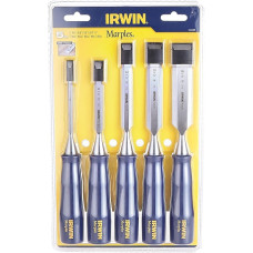 Irwin Marples M444 Blue Chip Bevel Edge Chisel - Set of 5