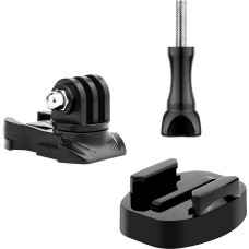 SOONSUN Quick Release Tripod Mount, Thumb Screw 360 Degree Rotating Buckle Mount for GoPro Hero 13 12 11 10 9 8 7 6 5 4 Session 3+ 3 GoPro Max SJCAM Akaso DJI